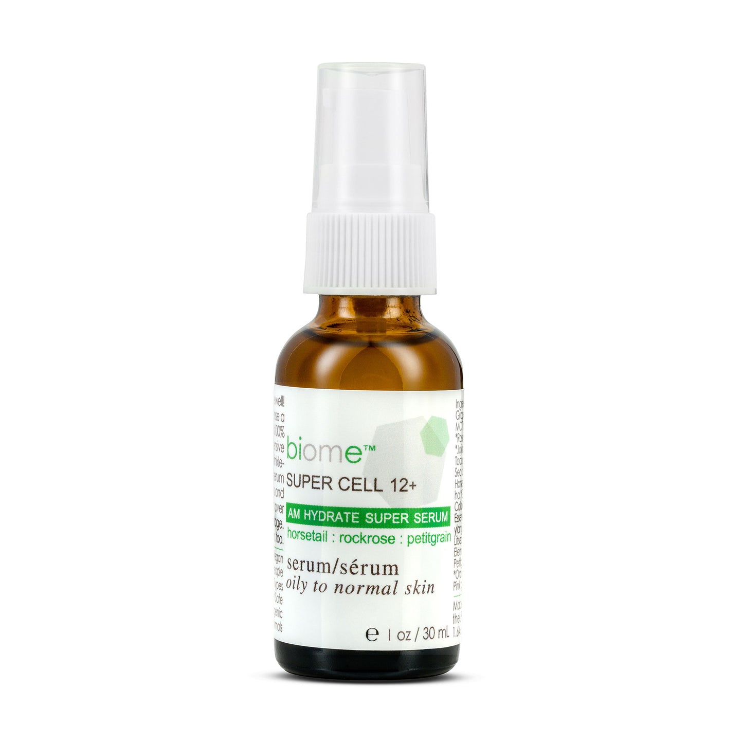 biome™ Super Cell 12+ AM Hydrate Face Serum, 1 oz.