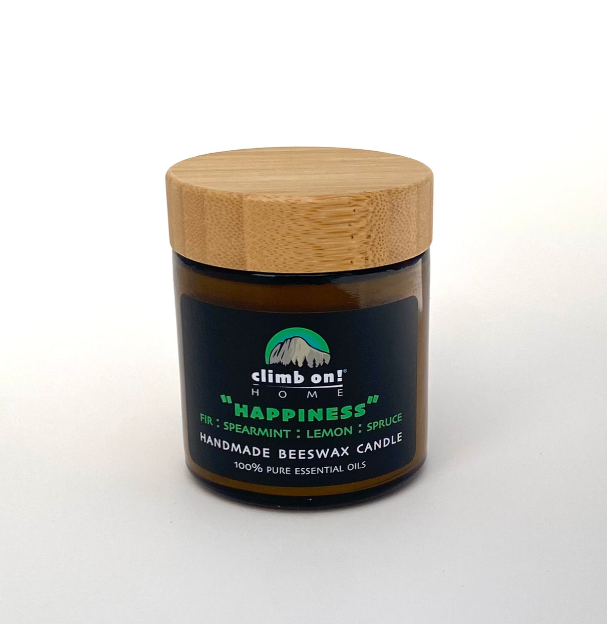 Climb On!® HAPPINESS Beeswax & Essential Oil Candle, 4 OZ.